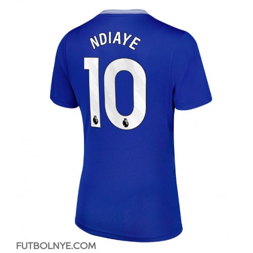 Camiseta Everton Iliman Ndiaye #10 Primera Equipación para mujer 2024-25 manga corta